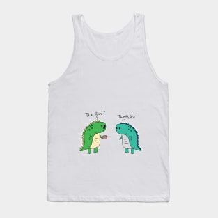 Tea Time with the Dinos Tank Top